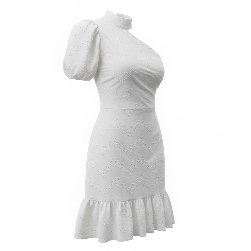 Urban Outfitters White Eyelet Mini Dress